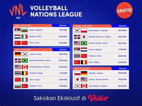 vnl 2022 free live stream.